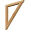 Ekena Millwork Traditional Traditional Rough Sawn Bracket, Western Red Cedar, 4"W x 44"D x 48"H BKT04X44X48TRA01RWR - alternate 1